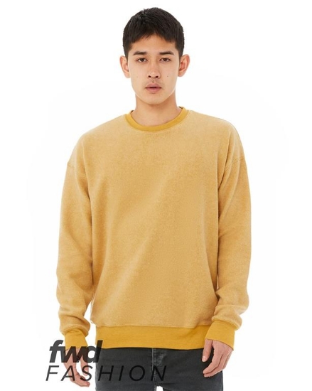 FWD Fashion Unisex Sueded Drop Shoulder Sweatshirt - 3345