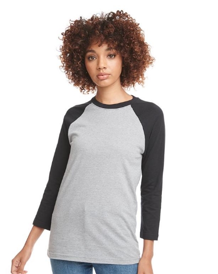 Unisex CVC Three-Quarter Sleeve Raglan - 6251