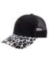 Black/ Silver Leopard