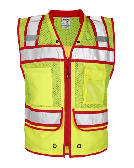 Color Contrast High Performance Surveyors Vest - S5042-5046