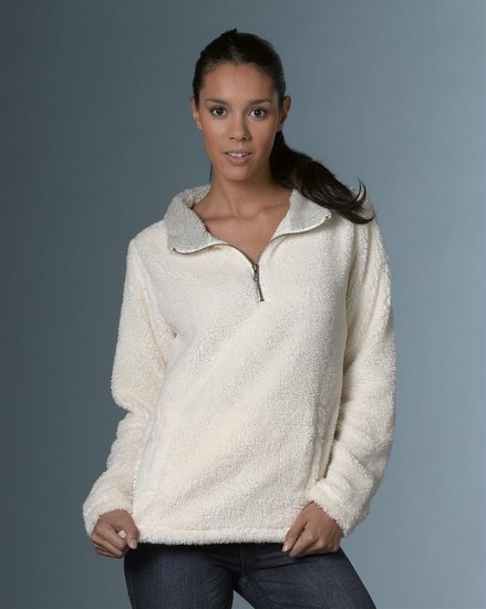 Women's Addison Faux Sherpa Quarter-Zip Pullover - W18133