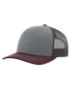 Heather Grey/ Charcoal/ Maroon