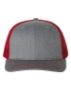 Heather Grey/ Red