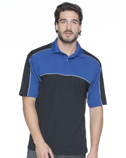 Daytona Racing Colorblocked Moisture-Free Mesh Sport Shirt - 0467