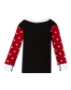 Black/ Red & White Dot