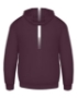 Maroon/ White