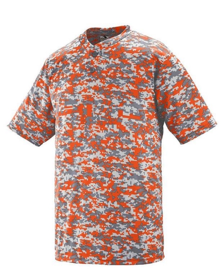 Digi Camo Wicking Two-Button Jersey - 1555