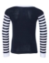 Navy/ Navy & White Stripe