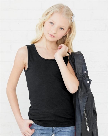 Girls' Fine Jersey Tank Top - 2690