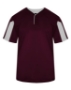 Maroon/ White