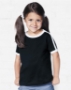 Toddler Retro Ringer Fine Jersey Tee - 3032