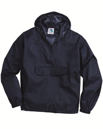 Packable Half-Zip Hooded Pullover Jacket - 3130