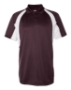 Maroon/ White