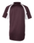 Maroon/ White