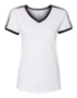 White Solid/ Black