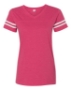 Vintage Hot Pink/ White