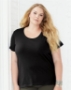 Curvy Collection Women's Scoop Neck Premium Jersey Tee - 3804