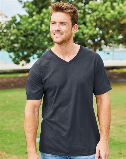 HD Cotton V-Neck T-Shirt - 39VR