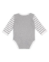 Heather/ Heather/ White Stripe