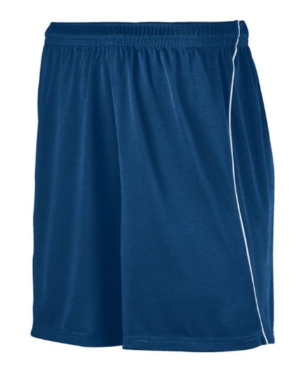 Youth Wicking Soccer Shorts with Piping - 461