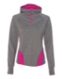 Graphite Heather/ Power Pink