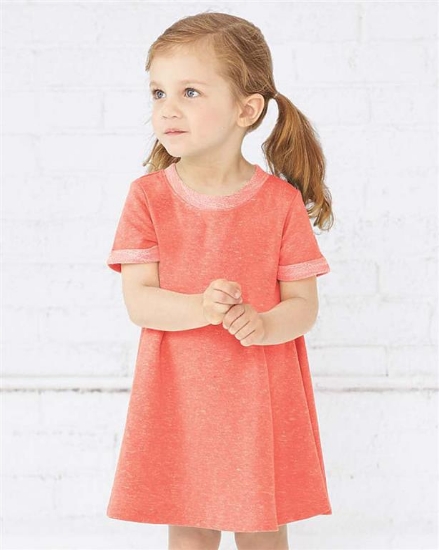 Toddler Harborside Mélange French Terry Twirl Dress - 5379
