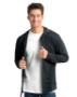 Sueded Long Sleeve Hooded Full Zip - 6491