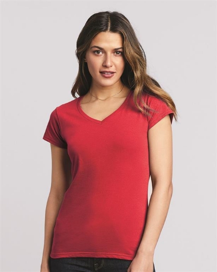 Softstyle® Women’s V-Neck T-Shirt - 64V00L