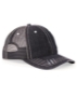 Herringbone Unstructured Contrast Stitch Trucker Cap - 6990B