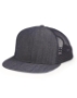 Flat Bill Six-Panel Trucker Cap - 6997B