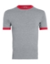 Athletic Heather/ Red