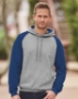 Nublend® Colorblocked Raglan Hooded Sweatshirt - 96CR