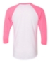 White/ Neon Heather Pink