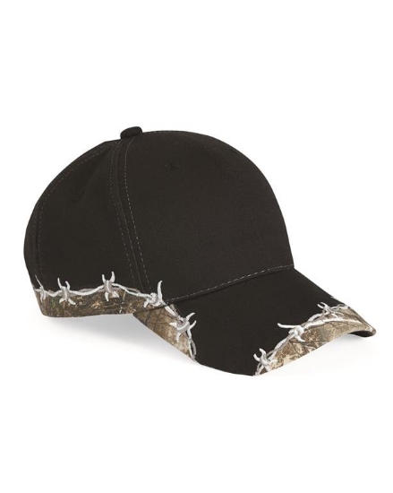 Camo with Barbed Wire Cap - BRB605
