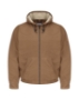 Brown Duck Hooded Jacket - EXCEL FR® ComforTouch® - Long Sizes - JLH4L
