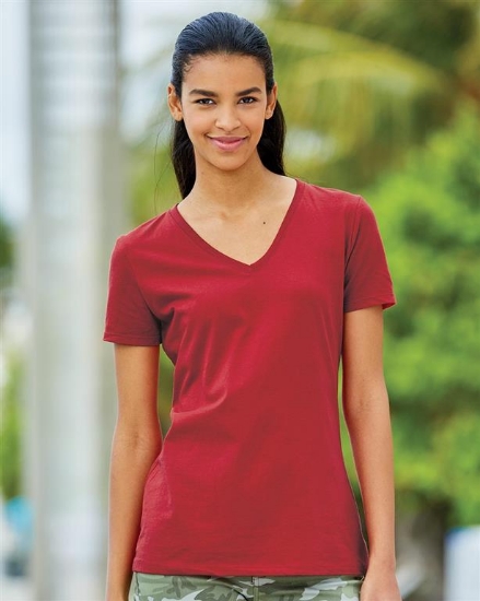 HD Cotton Women's V-Neck T-Shirt - L39VR