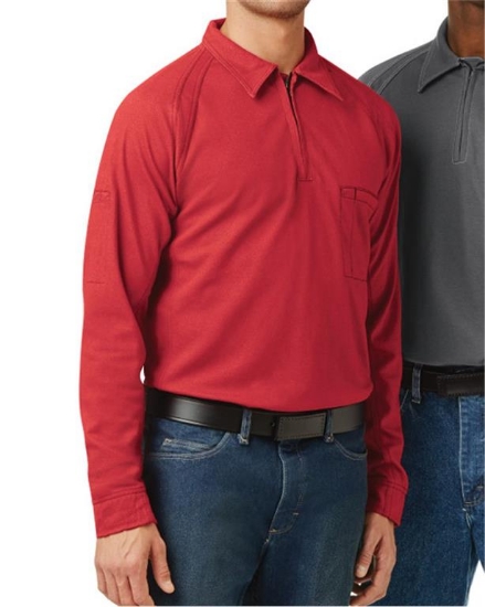 Long Sleeve Polo Long Sizes - QT12L