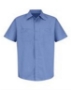 Industrial Stripe Short Sleeve Work Shirt - SB22