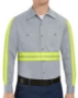 Enhanced Visibility Cotton Work Shirt Long Sizes - SC30EL