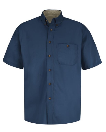 Short Sleeve 100% Cotton Dress Shirt - SC64