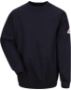 Pullover Crewneck Sweatshirt - Cotton/Spandex Blend - Long Sizes - SEC2L