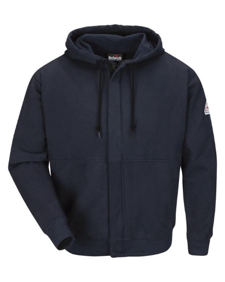 Zip-Front Hooded Sweatshirt - SEH4