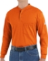 Long Sleeve Tagless Henley Shirt - SEL2