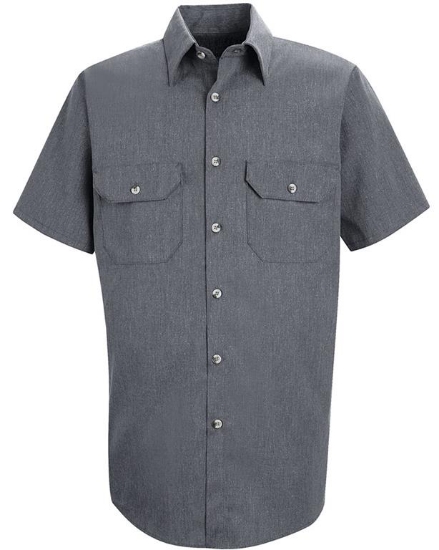 Heathered Poplin Uniform Shirt - SH20