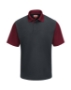 Short Sleeve Performance Knit Color-Block Polo - SK56