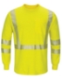 Hi-Visibility Lightweight Long Sleeve T-Shirt - Long Sizes - SMK8L