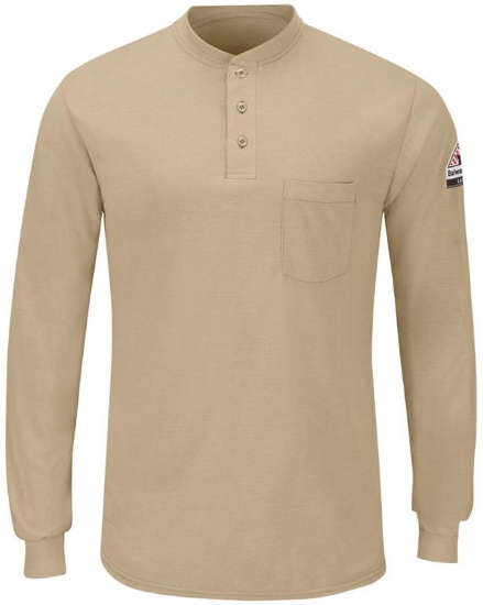 Long Sleeve Henley - SML8