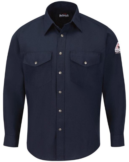 Snap-Front Uniform Shirt - Nomex® IIIA - 4.5 oz. - Long Sizes - SNS2L