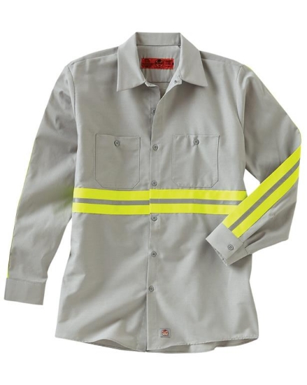 Industrial Enhanced-Visibility Long Sleeve Work Shirt - SP14E