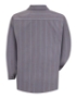 Charcoal/ Red/ White Stripe